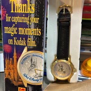 Gold and Black Women's Watch